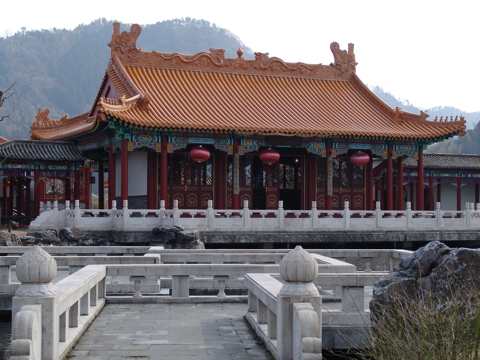中国庭園燕趙園の中国建築と庭園